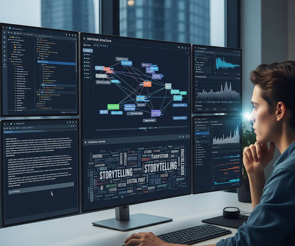 Importancia de la IA: Ingeniería Narrativa en medios