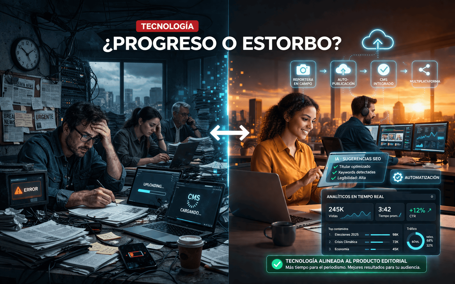 Tecnolog&iacute;a: &iquest;Progreso o estobo?