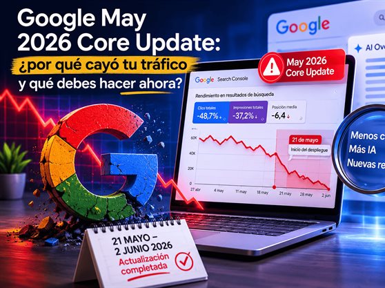 Google May 2026 Core Update: la actualizaci&oacute;n que est&aacute; redefiniendo el tr&aacute;fico de los medios digitales